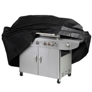 HOUSSE - BÂCHE gift-Housse de Protection pour Barbecue à Gaz Bâche Barbecue Imperméable en Tissu d'Oxford 210D avec Sac de Rangement S80*66*100CM