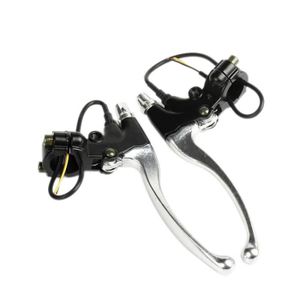 Paire De Traditionnel Vélo Poignées de frein en Alliage Poli pour vélo étrier freins NOS