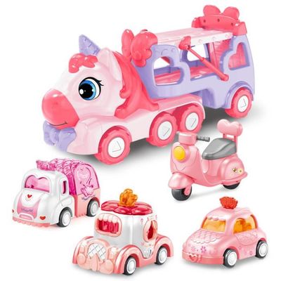 JOYIN Jeu de jouets 25 en 1 pour camion avec sons et lumières sur camion, jouet pour voiture, cadeau d'anniversaire pour enfants de plus de 3 ans (voitures de police JOYIN Jeu de jouets 25 en 1 pour camion avec sons et lumières sur camion, jouet pour voiture, cadeau d'anniversaire pour enfants de plus de 3 ans (voitures de police