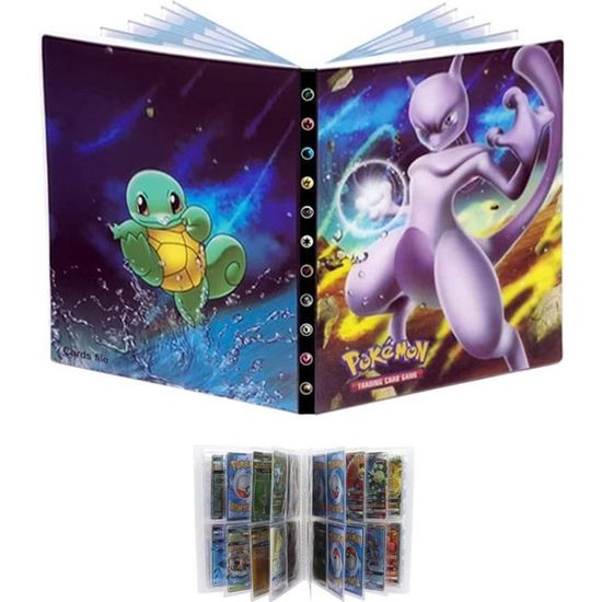 Classeur Pour Cartes Pokémon - 30 Pages, 240 Cartes Capacité, Plastique Transparent - Protection Collection - 6
