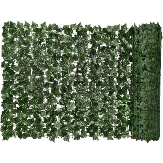 Artificielle Clôture Feuillage Toile de Fond décorative pour Jardin extérieur Balcon haie Artificielle Feuille Verte Faux Lie 477