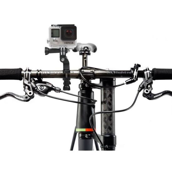 Support Guidon Vélo Pour Caméra D'action - Rotation 360°, Montage 1/4 Pouce - Compatible GoPro Et Autres - Pour Tubes De 22 à 32 Mm