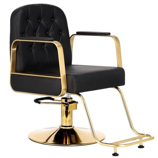 Pompe Hydraulique De Remplacement Pour Chaise De Barbier - Réglage Hauteur 11cm, Montage 4 Vis, Argentée