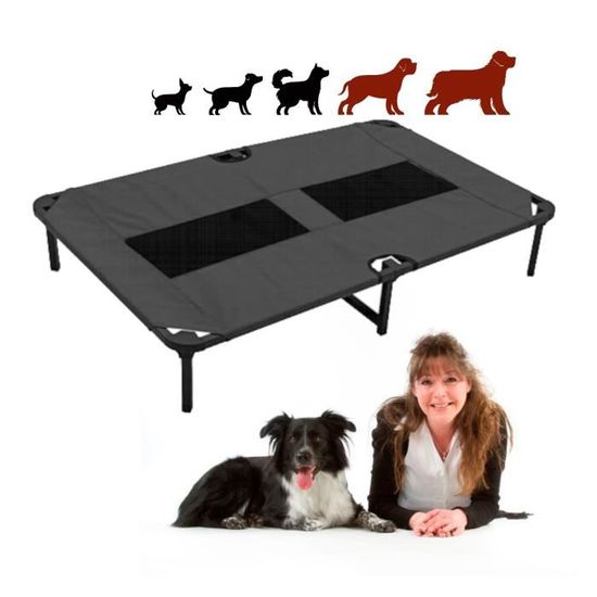 Lit Surélevé Pour Chien En Toile Métallique - Hamac Respirant, Design Moderne Pour La Maison