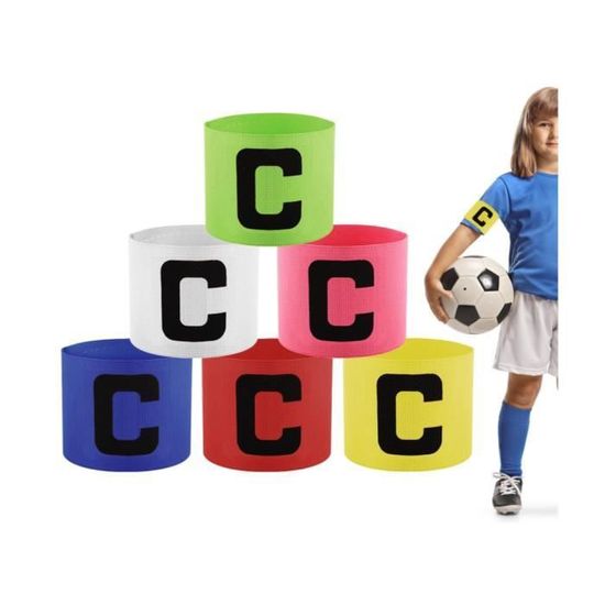 Unique Bargains 11.8x2.8' Brassard de Capitaine de Football, Insigne de Bras de Protection Élastique en Nylon, Rose