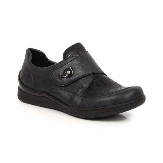 Chaussures Femme Rieker Noires Rembourrées – Pointure 38/5 – Confortables – Neufes Sans Boîte