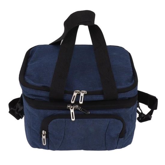 Sac Isotherme Pliable 40L En Tissu Oxford - Isolant, étanche, Pour Pique-nique, Camping, Barbecues (noir) - 10