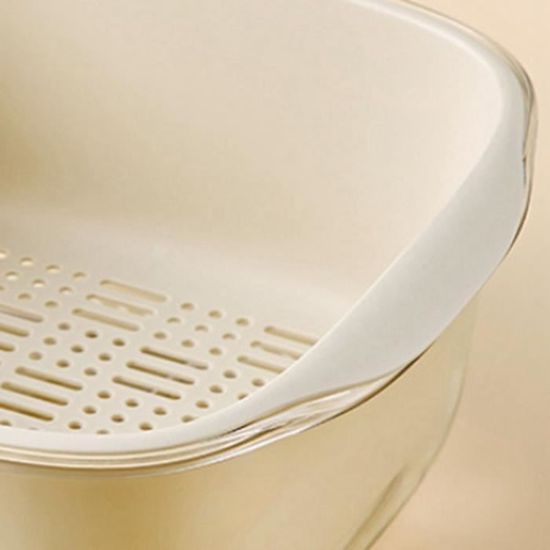Panier de Drainage de Bassin de Lavage Portable, Bol à Salade Peu
