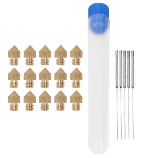 Kit 20 Buses Laiton Pour Anycubic Kobra 3, S1 - 8x0.4mm + 3x0.2/0.6/0.8/1.0mm - Pièce Imprimante 3D - 2