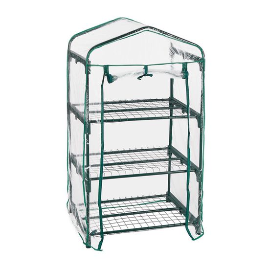 Serre De Jardin Relaxdays 50x130x60cm - Tunnel PVC Avec Porte | Protection Plantes Et Légumes