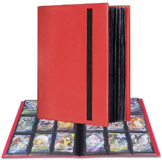 Classeur de cartes photo A5 Kpop à 6 anneaux avec 200 emplacements pour cartes, couverture en cuir synthétique avec fermeture à boucle magnétique pour organiser les cartes à collectionner (noir Classeur de cartes photo A5 Kpop à 6 anneaux avec 200 emplacements pour cartes, couverture en cuir synthétique avec fermeture à boucle magnétique pour organiser les cartes à collectionner (noir