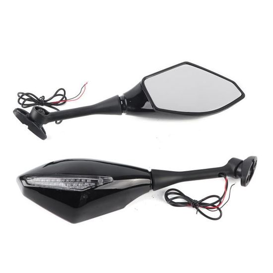 Lot De 2 Rétroviseurs Moto CBR600 CBR900 - Rétroviseurs Latéraux Réglables Course Modifiés