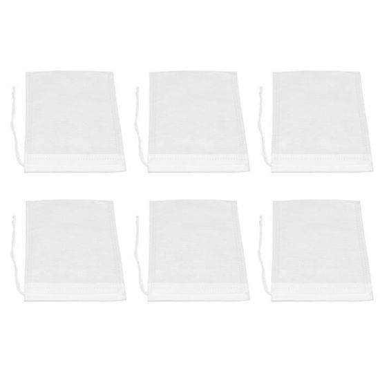 100 Sachets à Thé Vides En Nylon Avec Cordon - Filtres Réutilisables Pour Thé, Herbes, épices, Soupes
