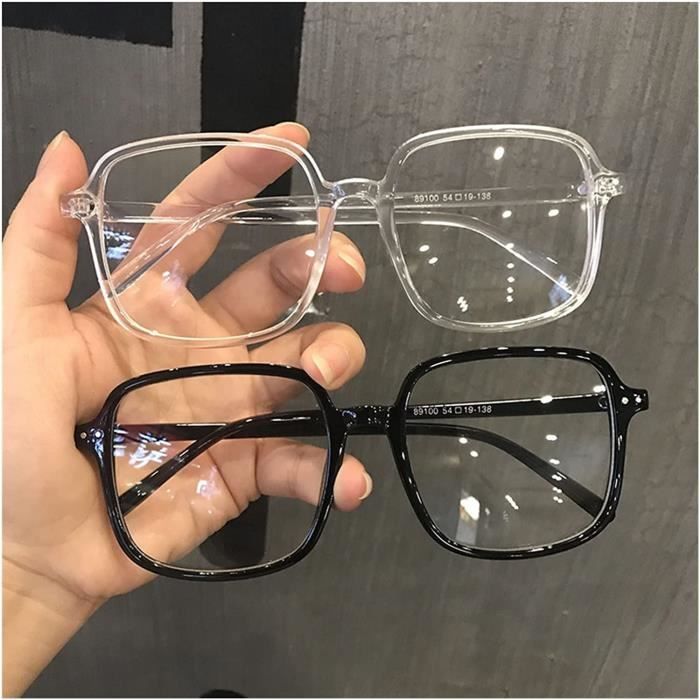 le cadre des lunettes