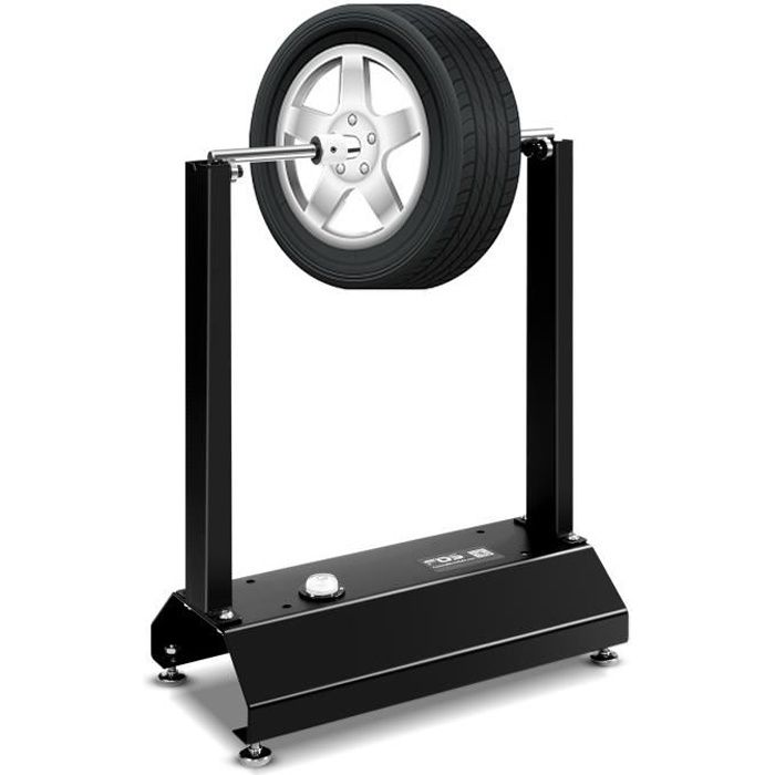 Equilibreuse de Pneu, Support de Pneu de Moto Équilibreuse de Roue Universel pour Moto, Dimension 40,5 x 22 x 51CM