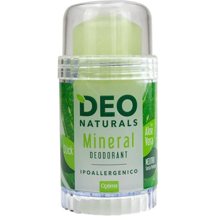 Déodorants et anti-transpirants Optima Deonaturals Déodorant Minéral Neutre avec Aloe Vera Hypoallergénique 80 g 73121