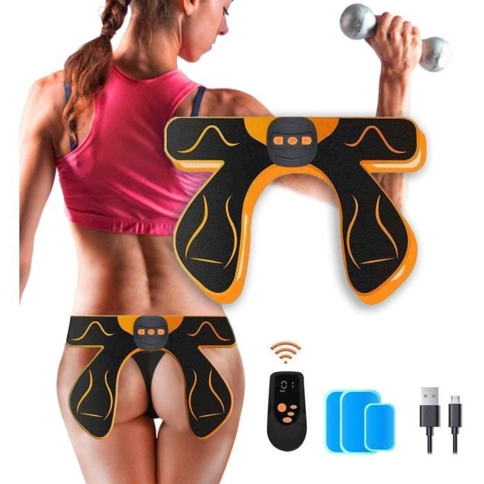 MATEHOM Electrostimulateurs Fessier,Appareil Musculation Fessier,Electrostimulateur Musculaire,Home Office Gym Workout Équipement po
