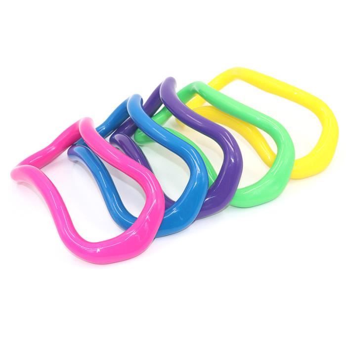 Anneau de yoga Pilates Accueil Sports féminins Accessoires de fitness Équipement de fitness Anneau d'étirement de yoga-violet