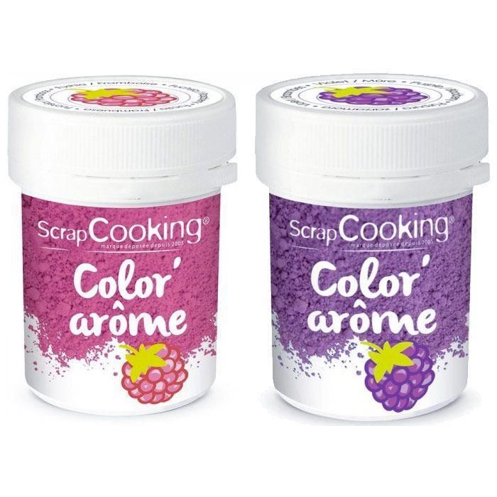2 Color'arôme fuchsia et violet
