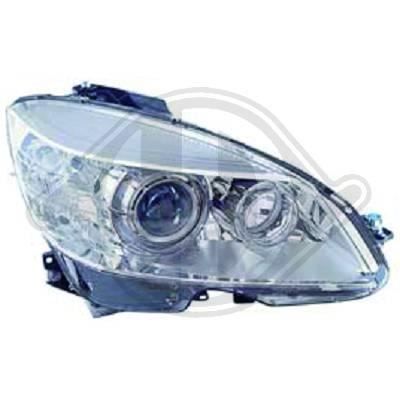1672085 Feu phare gauche ( cote conducteur ) pour MERCEDES Classe C de type W204 de 2007 a fevrier 2011 Look Origine