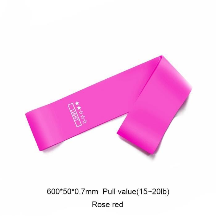 Bandes de résistance en caoutchouc élastique équipements de Fitness musculation Yoga Late - Modèle: 0.7 mm(15-20LB) - HSJSTLDC03479