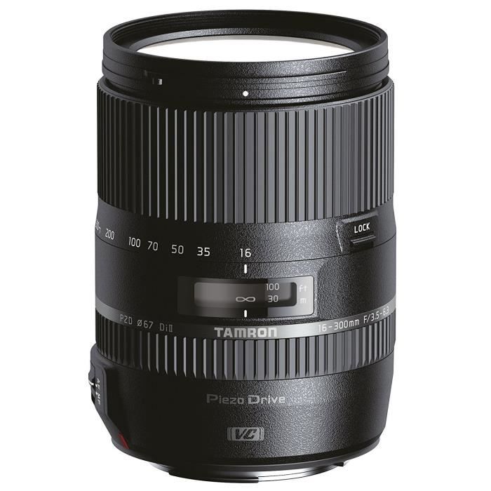 Tamron Megazoom - 16-300 mm F-3.5-6.3 Di II VC PZD MACRO - Monture Canon