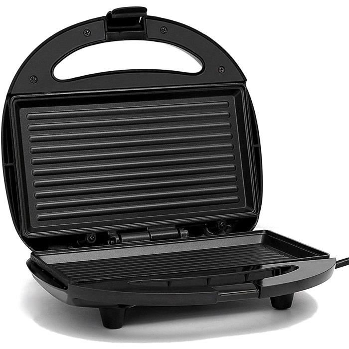 GAUFRIER Mini Machine Sandwich Gaufres Crecircpes PortableGaufrierMini Sandwich Maker eacutelectrique BBQ Plaque de cuisson anti1186
