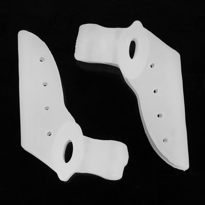 ZJCHAO séparateur d'orteils en gel Séparateur d'orteils en gel 2 paires pour soins des pieds de correction des orteils de marteau