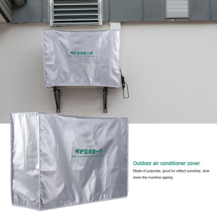 Couverture universelle de climatiseur extérieur protection contre la neige et le soleil anti-poussière domestique 3P HB052