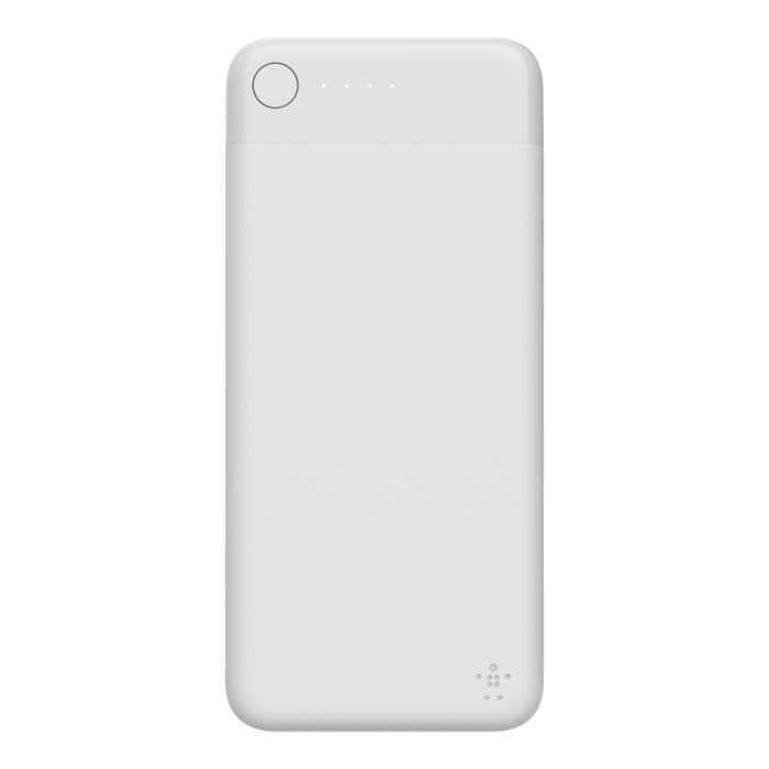 BELKIN BAT EXT 10K LGT + câble + connect lightning - Blanc