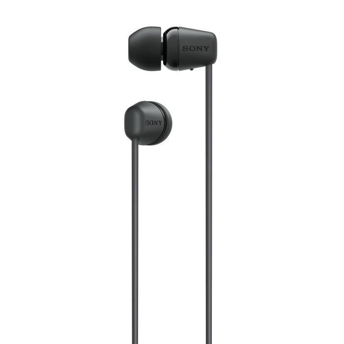 Écouteurs Bluetooth sans fil SONY WI-C100 - Autonomie jusqu'à 25 h -  Noir
