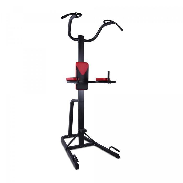 Station de traction multifonction power tower rouge - Chaise romaine