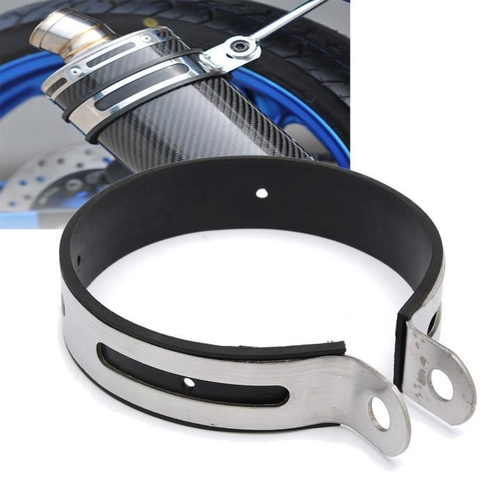 11cm Diamètre Moto Silencieux Echappement Exhaust Sangle Suspendue Support Rond
