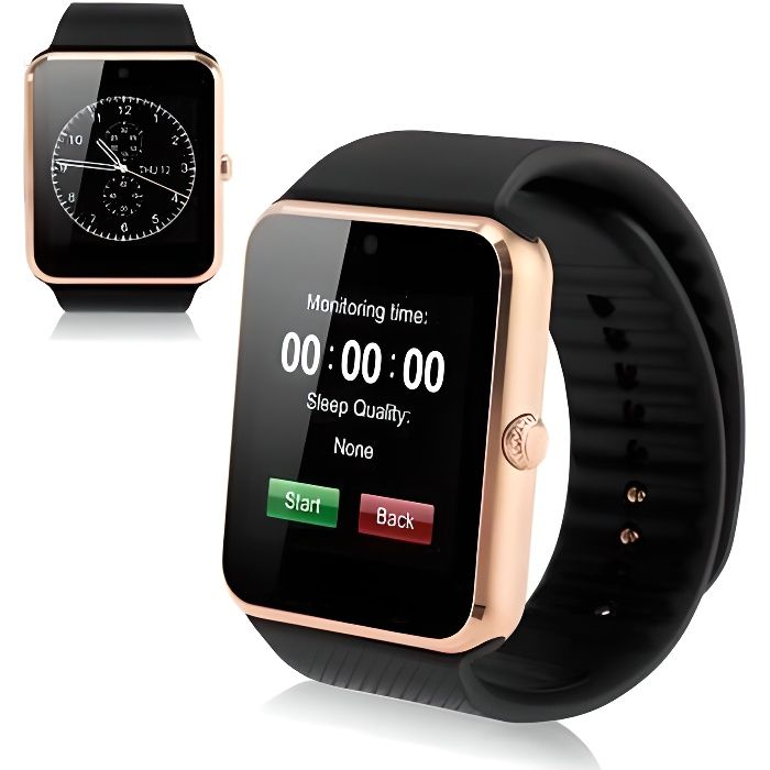 Date GT08 Bluetooth montre Smart Watch NFC Wirst Mate pour iPhone Téléphone Android