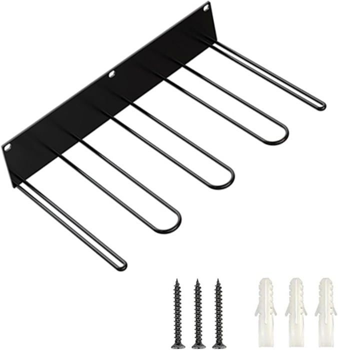 Panneau Perforé Mural 609,6x304,8 Mm Organiseur Garage En Métal Robuste Avec 3 Panneaux Perforés, Kit Rangement D'Outils Pour Bureau, Salle D'Artisanat, Cuisine, Maison, Entrepôt, Magasin, Noir | FR