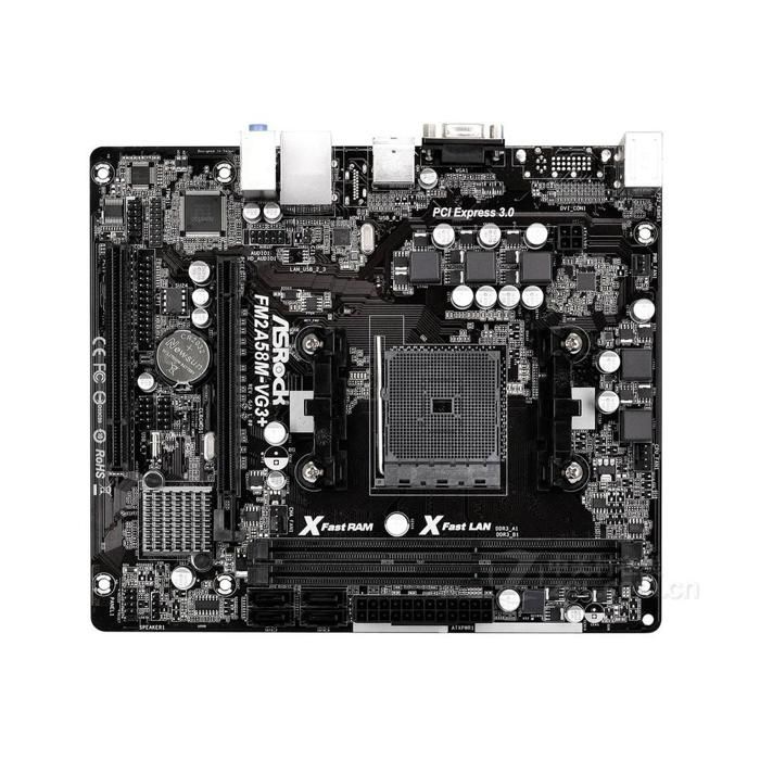 Carte mère ASRock FM2A58M-VG3+ AMD A58 Socket FM2+ 2xDDR3 32GB Micro ATX - Asrock