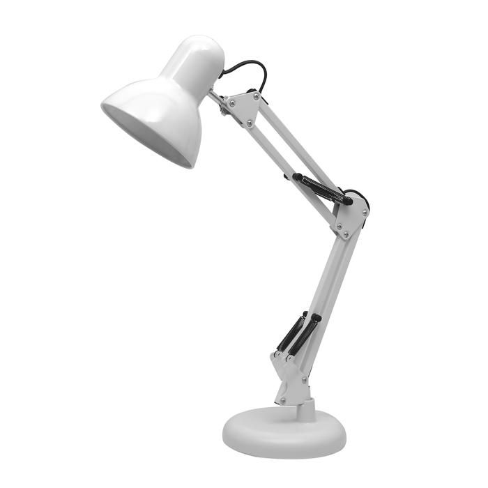 Lampe de bureau blanche NEXA 1xE27