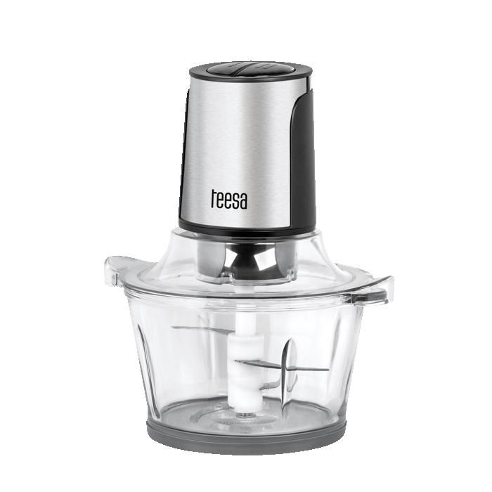 Hachoir Électrique Teesa TSA3227 400W Bol en Verre 1 5L 4 Lames en Acier Inoxydable Hachoir Électrique Teesa TSA3227 400W Bol en Verre 1 5L 4 Lames en Acier Inoxydable