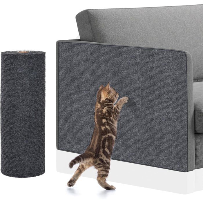 100×60 cm Protection Canapé Chat Anti Griffe DIY Griffoir Mural et Canapé Tapis Griffoir Chat Auto-Adhésif Trimmable Chats Grattoir