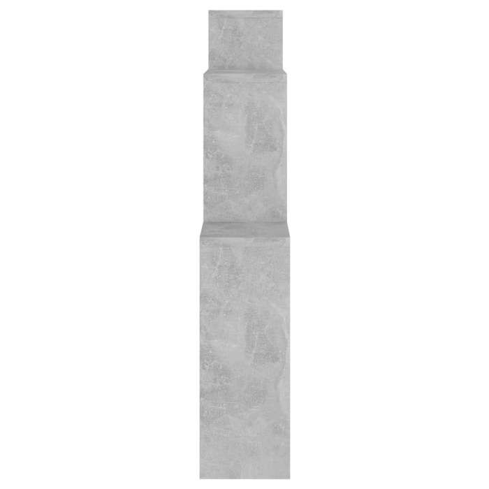 MEUBLE DE SEJOUR Gris - MODE Étagère murale - cube Gris béton 80x15x78 5 cm Bois d’ingénierie Nettoyer facile_09_3592