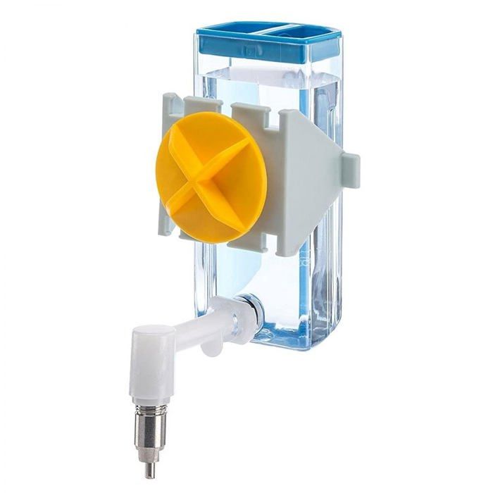 Abreuvoir Lapins Large Distributeur deau Bouteille Autres Petits Animaux Capacité Fixation 600 CC