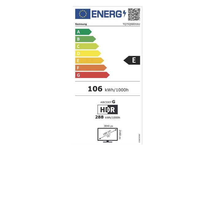 SAMSUNG TQ75QN80H - vue 1