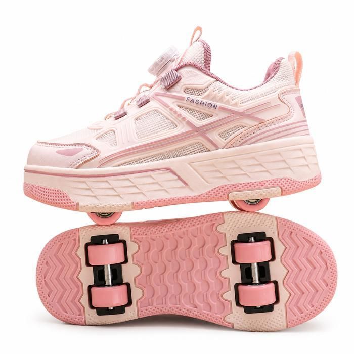 PATIN A ROULETTE enfant AProsp 4 roues pointures 29-40 baskets sport fille rose