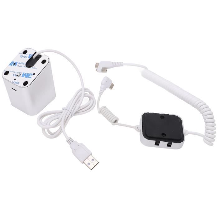 Sangle Rétractable Antivol Pour Téléphone - Avec Mousqueton, Légère, Pour Randonnée, Vélo, Escalade - 13