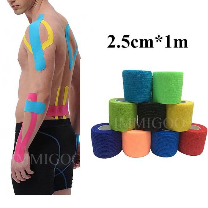 Sport Kinesio Bandage Thérapie Musculaire Bande Protection Coude Genou