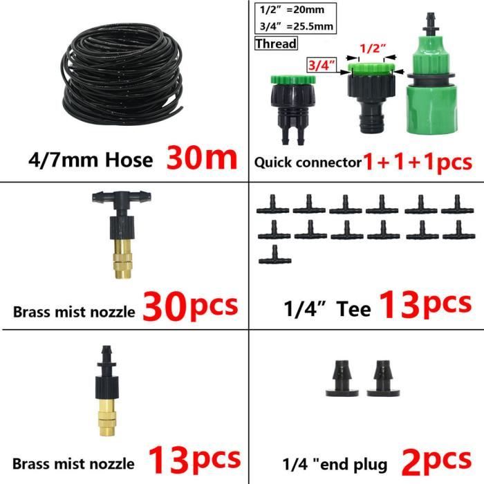 Lance D'arrosage Télescopique RESTMO 92-152 Cm - 7 Modes Pulvérisation - Tête Pivotante 180° - Métal - Pour Jardin