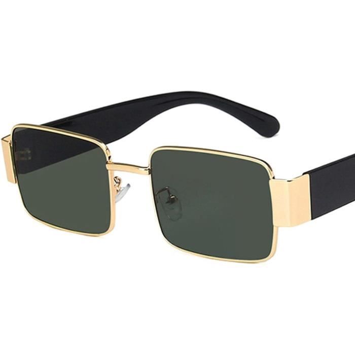 Lunettes De Soleil Vintage Casanova RVC-4 - Noir Multicolore, Forme Ovale - Métal - Nouveau Ancien Stock