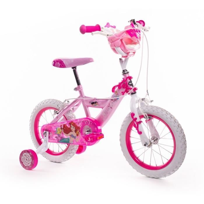 Vélo 14 - HUFFY - Princess - Rose - Disney Princess - Pour enfants de 2 à 6 ans