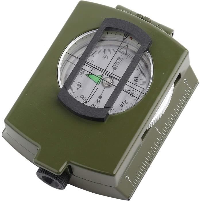 Boussole Militaire Scout Rondo Trekking & d'orientation Avec Loupe Regle