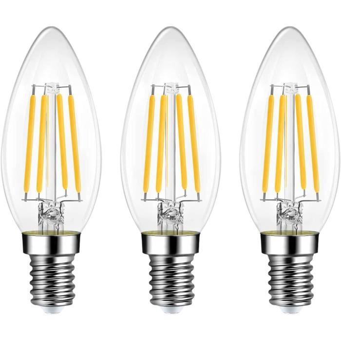 Ampoule LED E14 Blanc Chaud, 4.7W 470 Lumen LED Lampe équivalent
